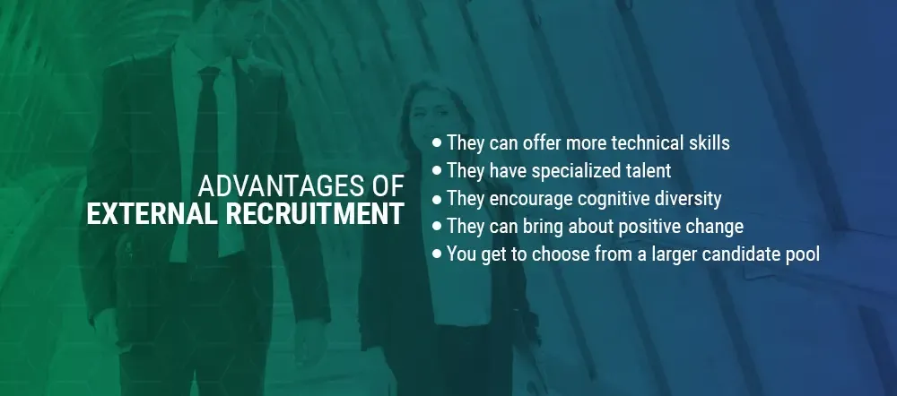 What are the benefits of External Recruitment